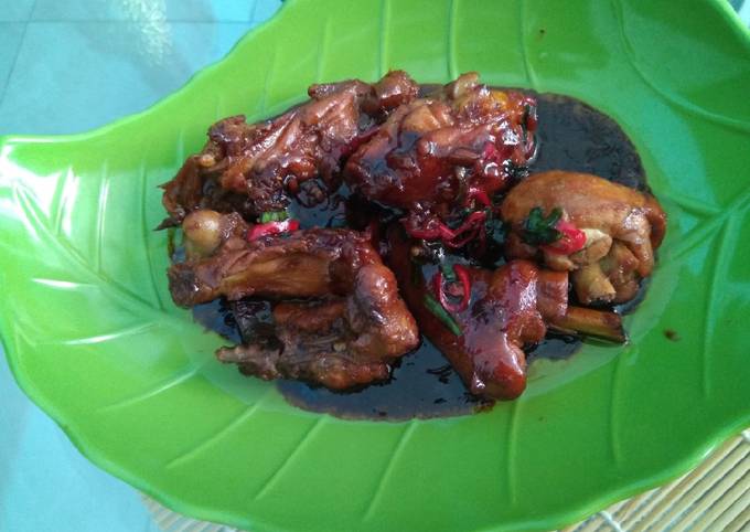 Ayam kecap saus tiram simple