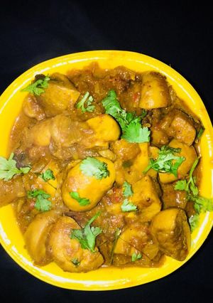 A picture of Mushroom-Do-Pyaza.