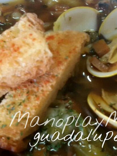 Una foto de Sopa de verduras con almejas en GME, F Y G y tradicional