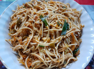 A picture of Spicy Thai veg Noodles.