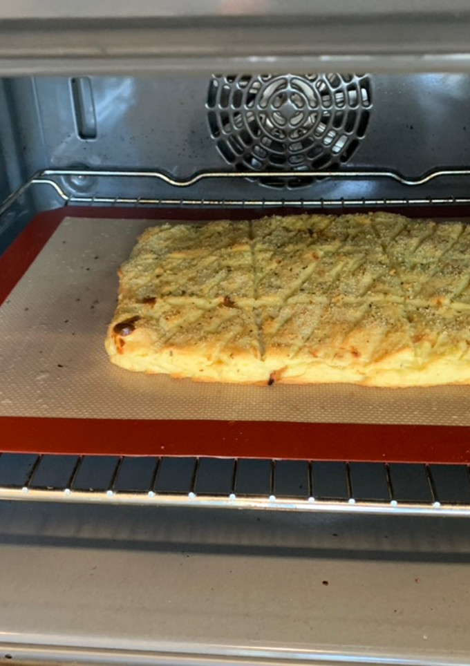 Una foto de Pastel crocante de patata relleno