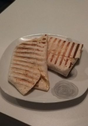 Une photo de Tacos sauce fromagère