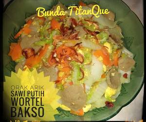 Cara Cepat Orak Arik Sawi Putih Wortel Bakso Nikmat Lezat Cara Cepat Orak Arik Sawi Putih Wortel Bakso Nikmat Lezat
