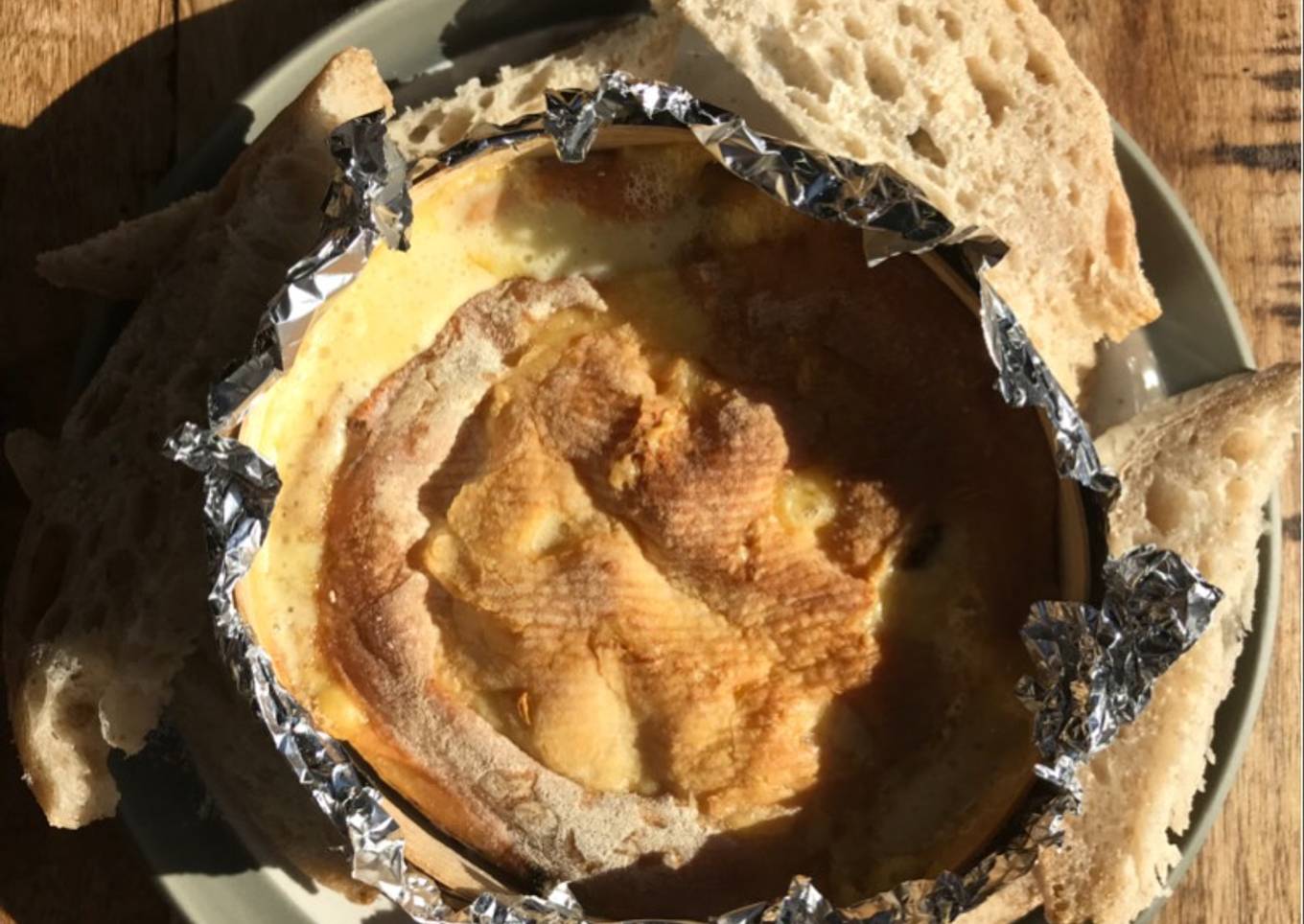 Delicious melting Mont dâ€™or cheese ðŸ§€