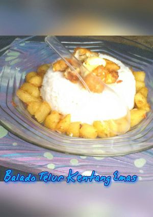 Foto resep Balado Kentang Spesial (Campur Telur)