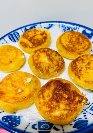 幼兒食譜：糯米地瓜球 的食譜成品照片
