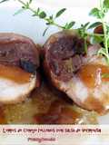 Lomos de Conejo Rellenos con Salsa de Vermouth