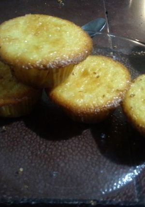 Una foto de Cupcakes de naranja