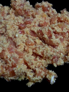 Una foto de Revuelto con tomate