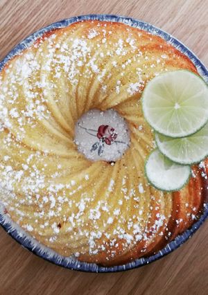 Une photo de Gateau léger aux citrons verts