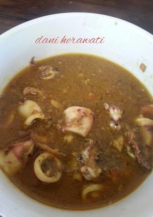 Foto resep Cumi-cumi bumbu kuning
