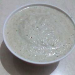 Onion coconut chutney A picture of Onion coconut chutney.