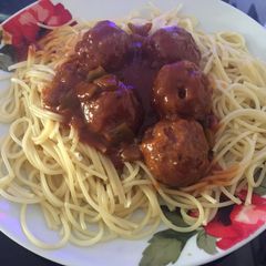 My Peppered Meatballs in a sauce. 🙄 A picture of My Peppered Meatballs in a sauce. 🙄.