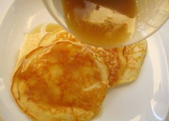 How to Recipe Appetizing Coconut Pancakes with Coconut Maple Syrup Small Batch
