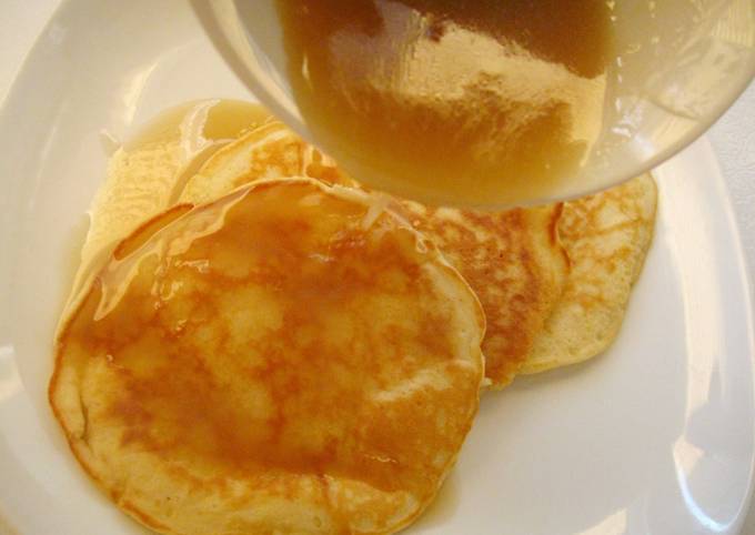 Coconut Pancakes with Coconut Maple Syrup (Small Batch) recipe main photo