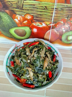 Foto resep Tumis daun singkong