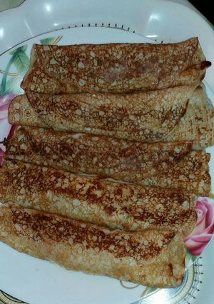 صورة لوصفة لفائف الكريب بالجبنة