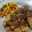 Steak Tempe Katsu with Saus Blackpaper