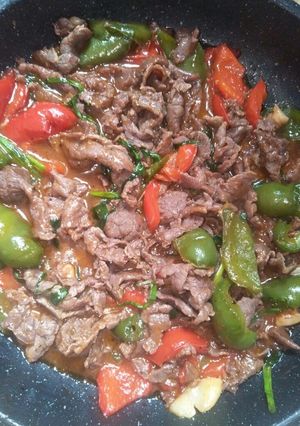 Hình của món Bò lúc lắc.