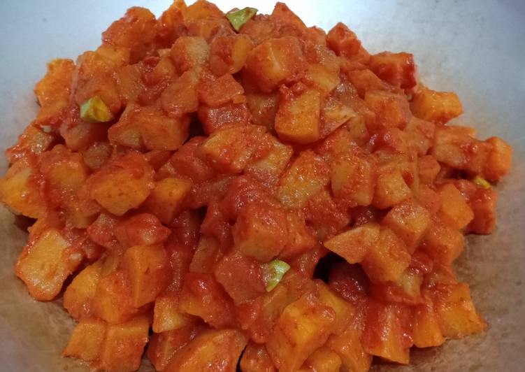 Sambel Kentang Petai Basah