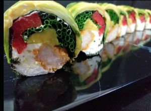 Una foto de Sushi sin arroz