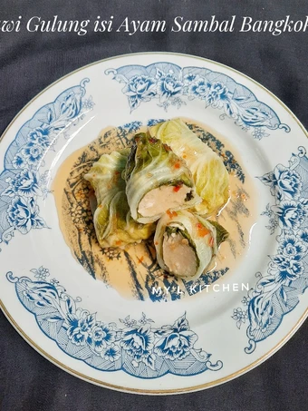 Langkah Mudah untuk Menyiapkan Resep Sawi Gulung isi Ayam Sambal Bangkok yang  Bikin Ketagihan Anti Ribet, Bikin Ngiler