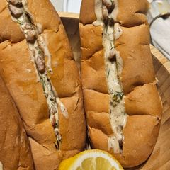 A picture of Cooked Shrimp Roll Recipe (Spicy Butter-Mayo Style).