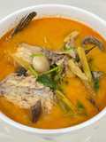 Creamy Tom Yum Grouper Head