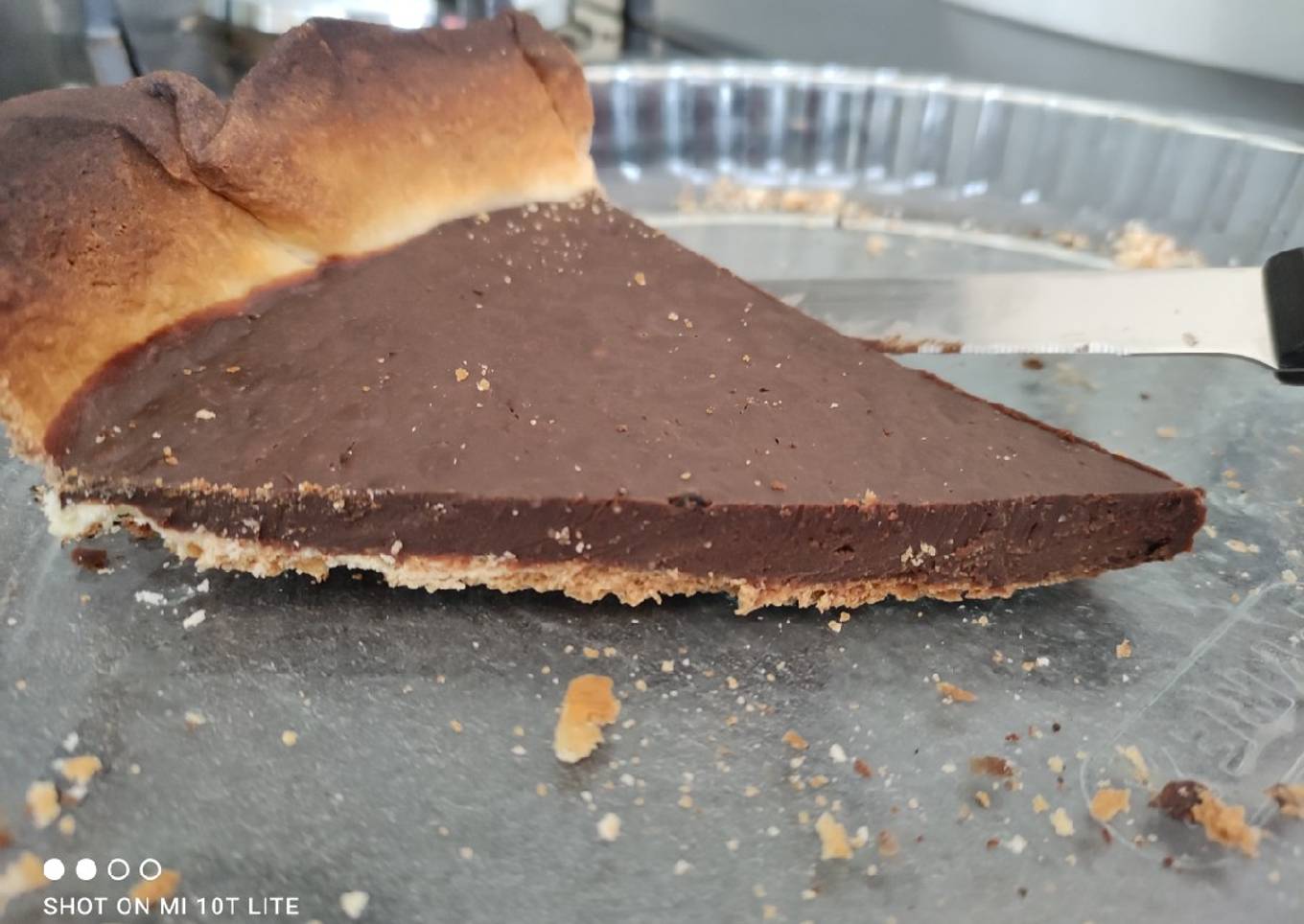 Tarte au chocolat toute simple