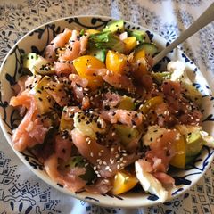 A picture of Sushi Salad.