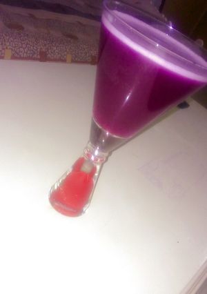 صورة لوصفة عصير البنفسج 💜