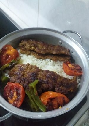 عکسی از دستور اینم کباب تابه ای من☺️☺️