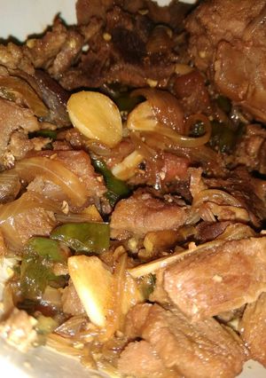 Foto resep Daging teriyaki pedas