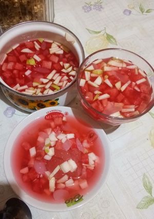 Foto resep Es Buah Simple