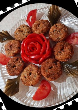 عکسی از دستور آکراس (فلافل آفریقایی)