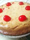 Pay de queso con cereza