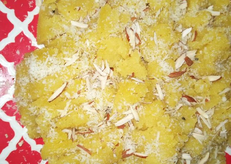 Simple Way to Make Homemade Mango Suji