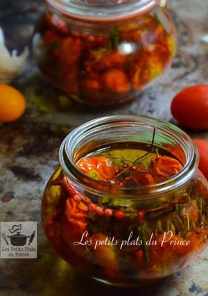 Une photo de Conserves de tomates cocktail du jardin