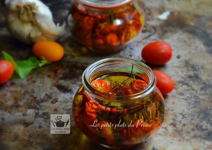 Conserves de tomates cocktail du jardin