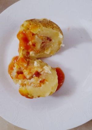 Foto resep Cheezy baked potato ala Abdillah fam