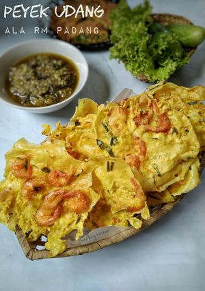 Foto resep Peyek Udang ala RM Padang