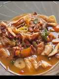 Tumis cumi asap saus tiram