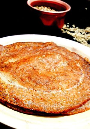 A picture of Wheatflour Pancakes or Meetha pooda.