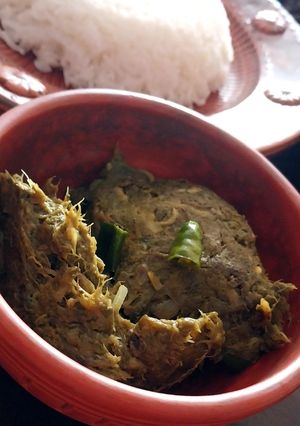 কচুর শাক রেসিপির প্রধান ছবি