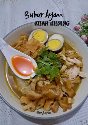 Foto resep Bubur Ayam Kuah Kuning