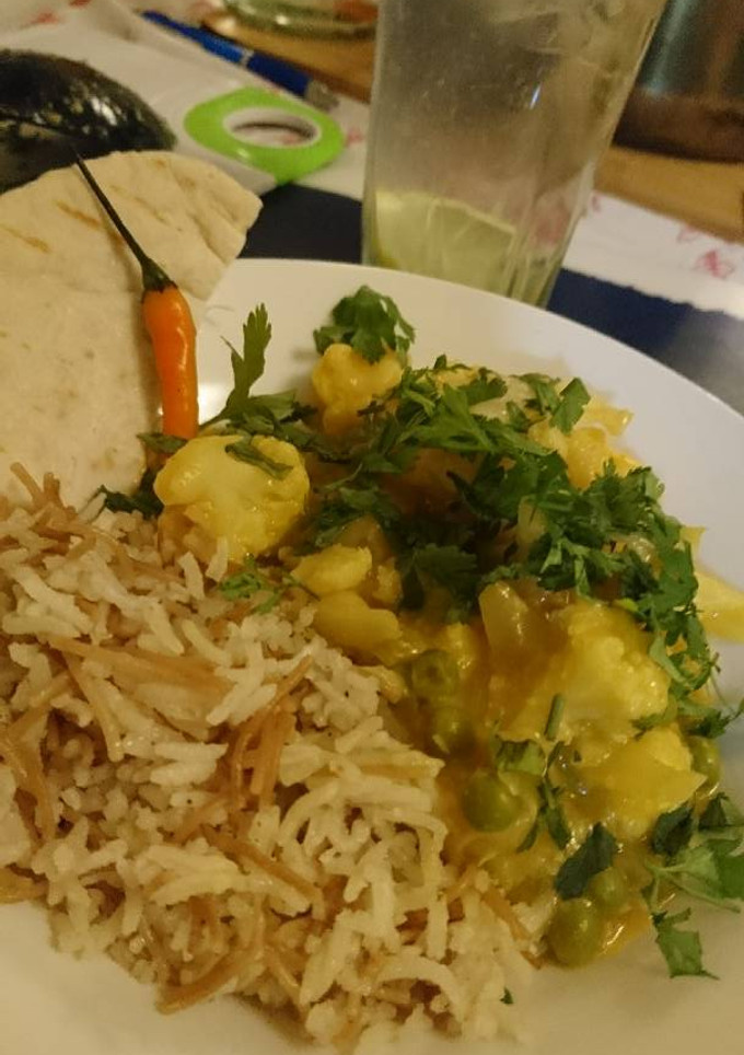 Una foto de Korma vegano