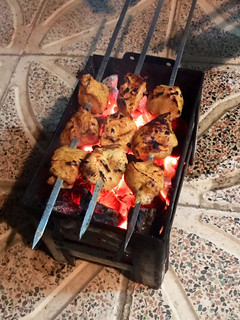 عکسی از دستور جوجه کباب زغالی 🐤🍗🍢