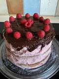 Chocolate-Raspberry-Naked Cake 🥰