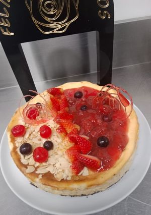 Una foto de Torta grande cheesecake