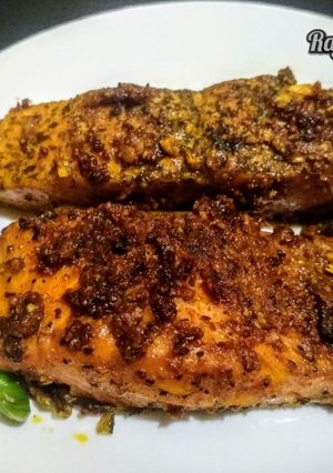 A picture of Roasted Butter Mustard Fish.